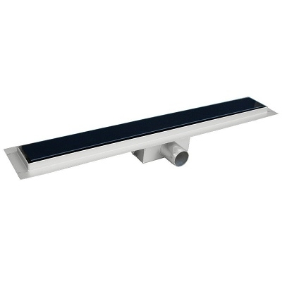 PRO-INOX BLACK GLASS TUŠ KANALICA 800X70X67mm,izlaz fi40