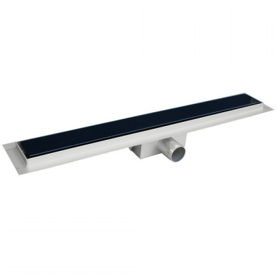 PRO-INOX BLACK GLASS TUŠ KANALICA 800X70X67mm,izlaz fi40