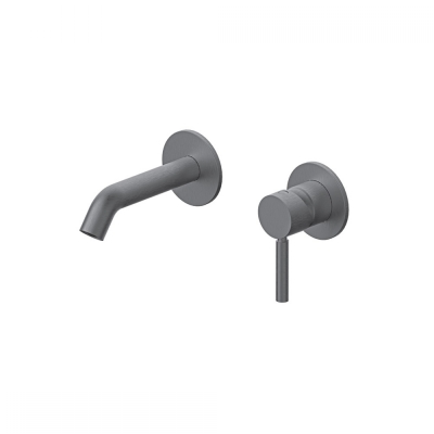 GEE.O MJEŠALICA ZA UMIVAONIK PODŽBUKNA GUN METAL SIVA
