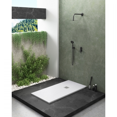 IBIZA STONE TUŠ KADA 900x900x30 (sa sifonom i rešetkom)