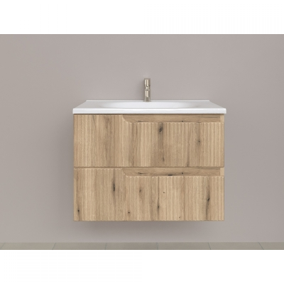 EURIDIKA H PINO/OAK BAZA (viseći) + UMIVAONIK 75x48cm (umjetni mramor)