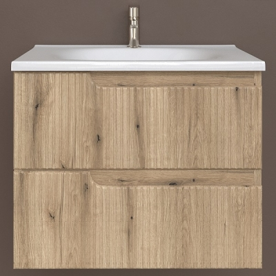 EURIDIKA H PINO/OAK BAZA (viseći) + UMIVAONIK 65x48cm (umjetni mramor)