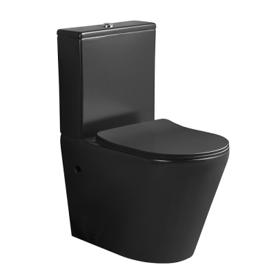 EVEREST MAIOR TORNADO WC MONOBLOK RIMLESS + WC DASKA SOFT CLOSE-BLACK