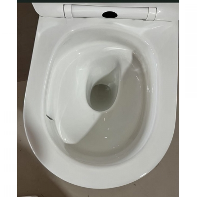 EVEREST TORNADO INVISIBLE WC ŠKOLJKA RIMLESS KONZOLNA+WC DASKA S CLOSE