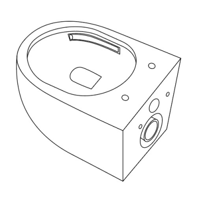 EVEREST TORNADO INVISIBLE WC ŠKOLJKA RIMLESS KONZOLNA+WC DASKA S CLOSE