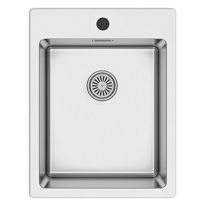 IDEAL 340 B SUDOPER PRAVOKUTNI jednodijelni 39x50,5x20cm/sa sifonom fi90mm