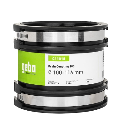 GEBOFLEX RAVNA SPOJNICA 100-116mm - L 120mm