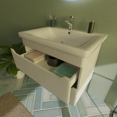 SHARP BAZA+UMIVAONIK 65 DD WHITE