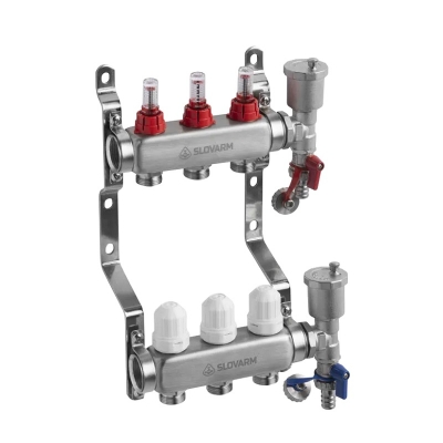 INOX 304 RAZDJELNIK PODNOG GRIJANJA 3 KRUGA