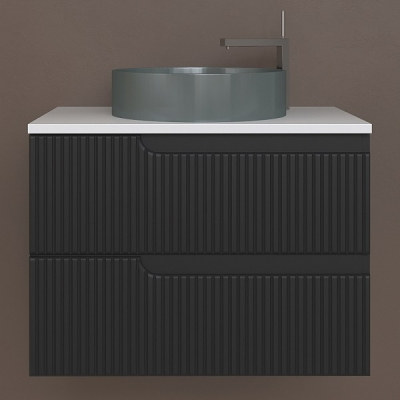 EURIDIKA PINO/BLACK H-UP 75 KUPAONSKA BAZA 75x48cm s dvije ladice