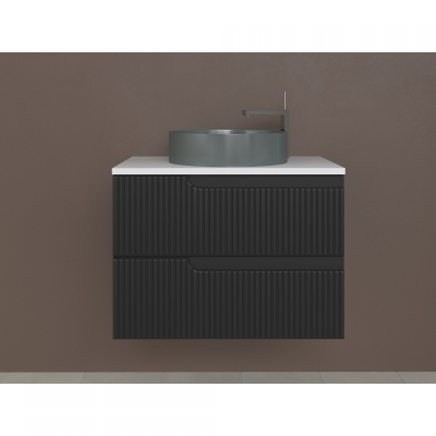 EURIDIKA PINO/BLACK H-UP 75 KUPAONSKA BAZA 75x48cm s dvije ladice