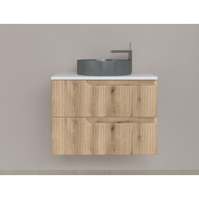 EURIDIKA PINO/OAK H-UP 75 KUPAONSKA BAZA 75x48cm s dvije ladice